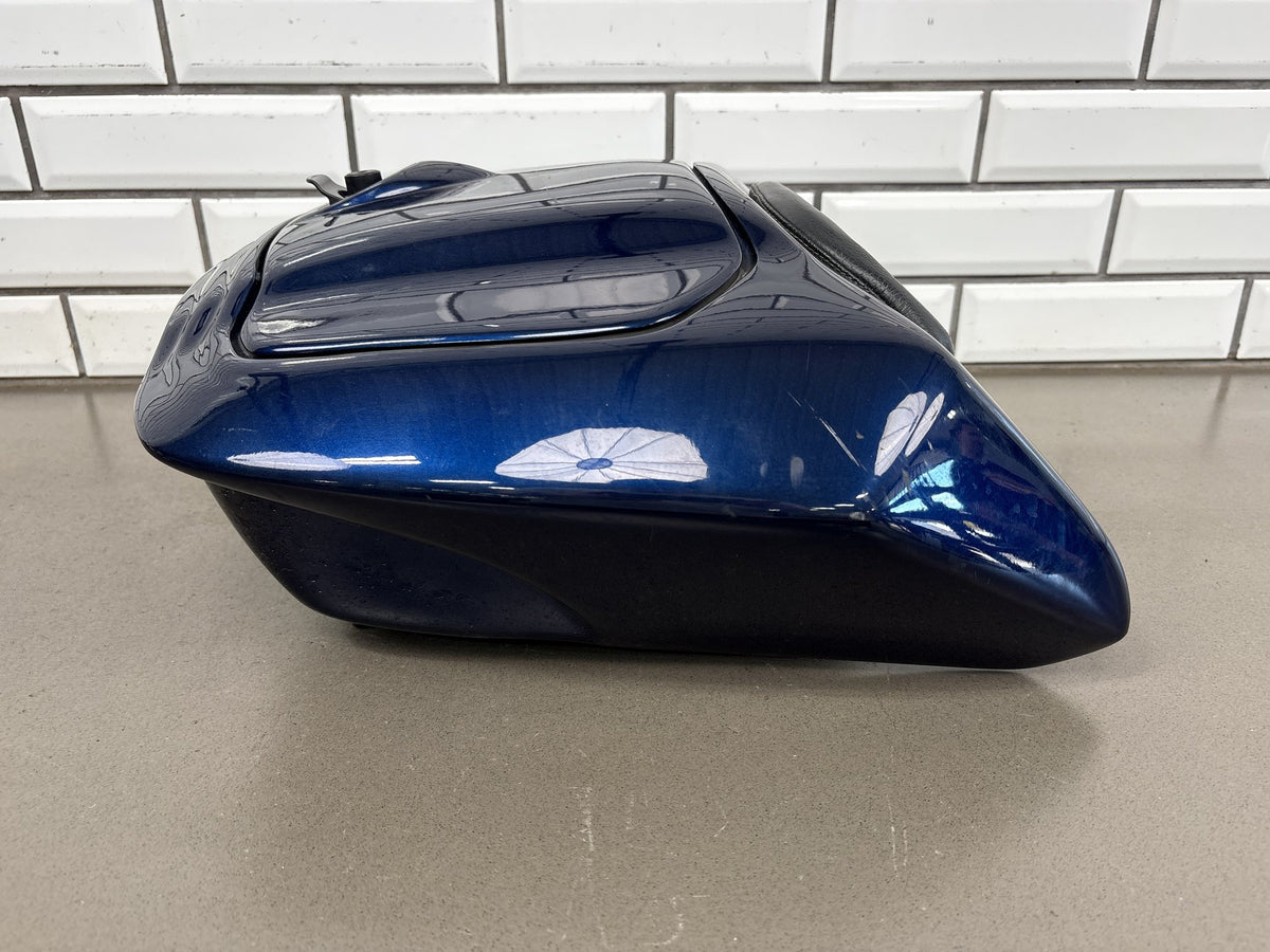 2006-2024 Yamaha FJR1300 Corbin Smuggler Trunk Blue Backrest No Key