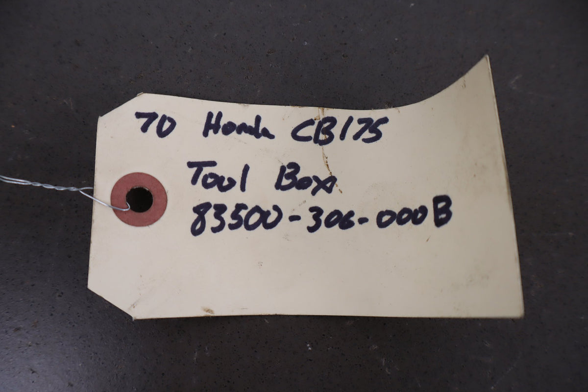 1969-1973 Honda CB175 CL175 Toolbox Tool Box OEM 83500-306-000B