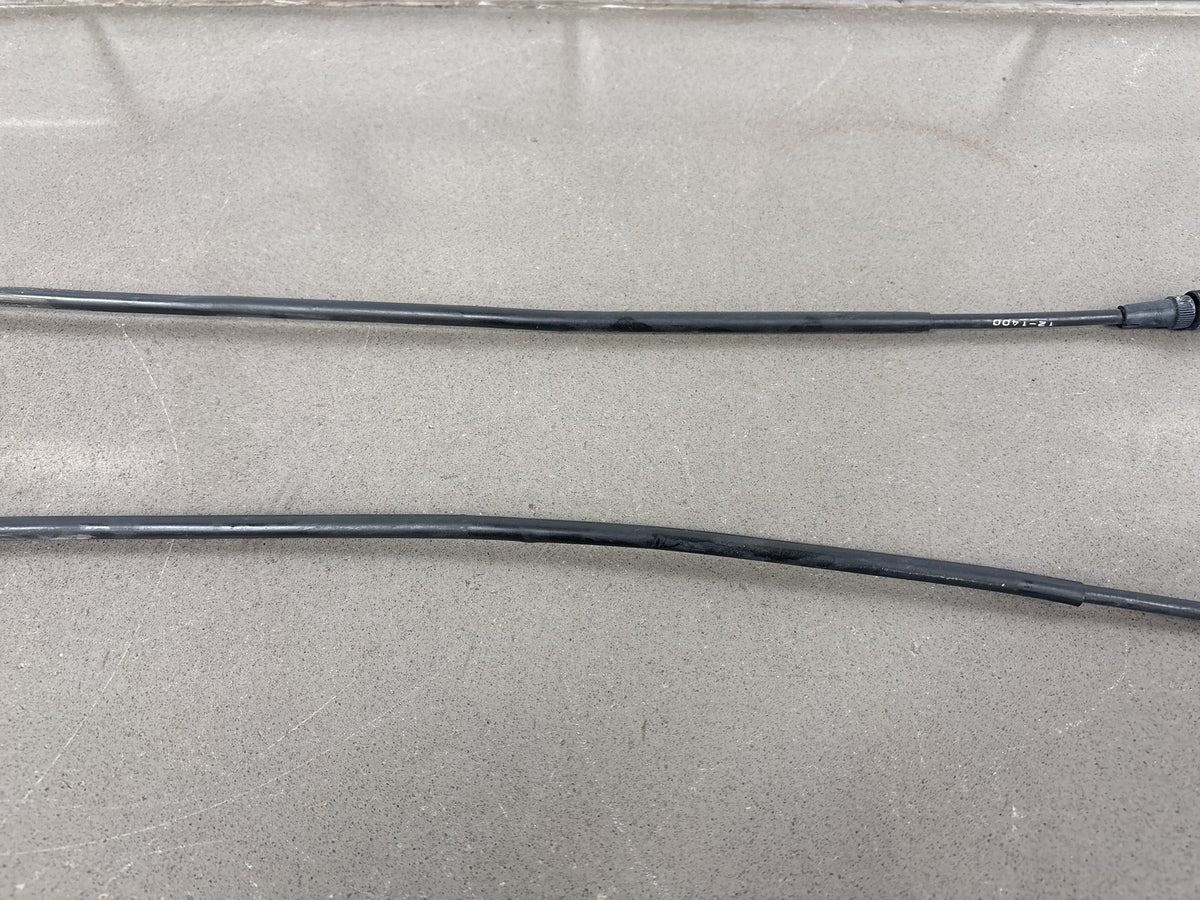 1990-1993 Kawasaki Ninja ZX11 ZX1100C Throttle Cables Pair OEM