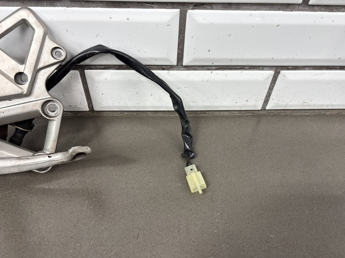 2002 Honda Interceptor 800 VFR800 Right Rearset W/ Brake Pedal Peg Switch OEM