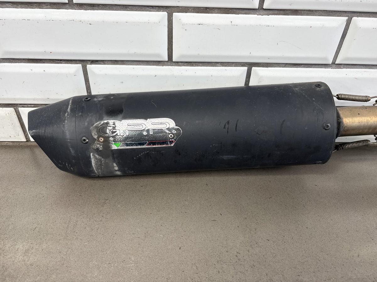 2000 Honda Super Hawk 1000 VTR1000F Exhaust GPR Slip On Mufflers Headers Rusty