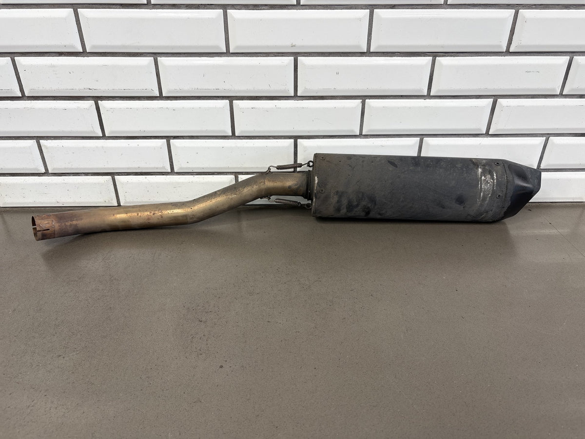 2000 Honda Super Hawk 1000 VTR1000F Exhaust GPR Slip On Mufflers Headers Rusty