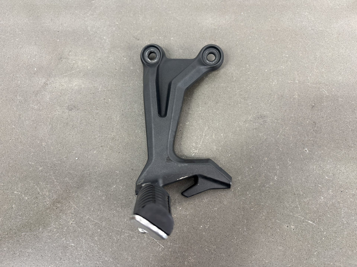 17-25 Kawasaki Ninja 650 EX650 Left Rear Passenger Footpeg & Bracket 35063-1350