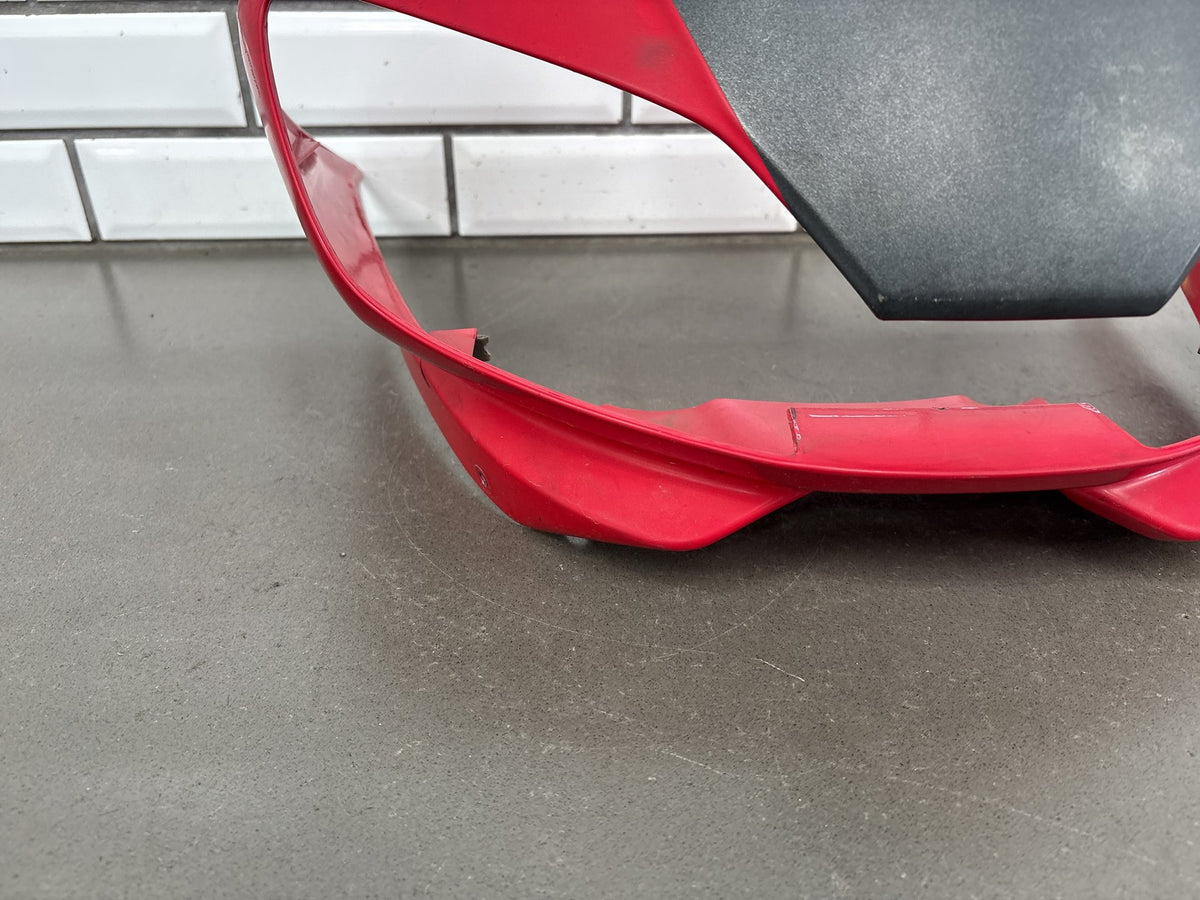 1999-2002 Yamaha YZF-R6 Upper Front Fairing Nose Cowl Red OEM