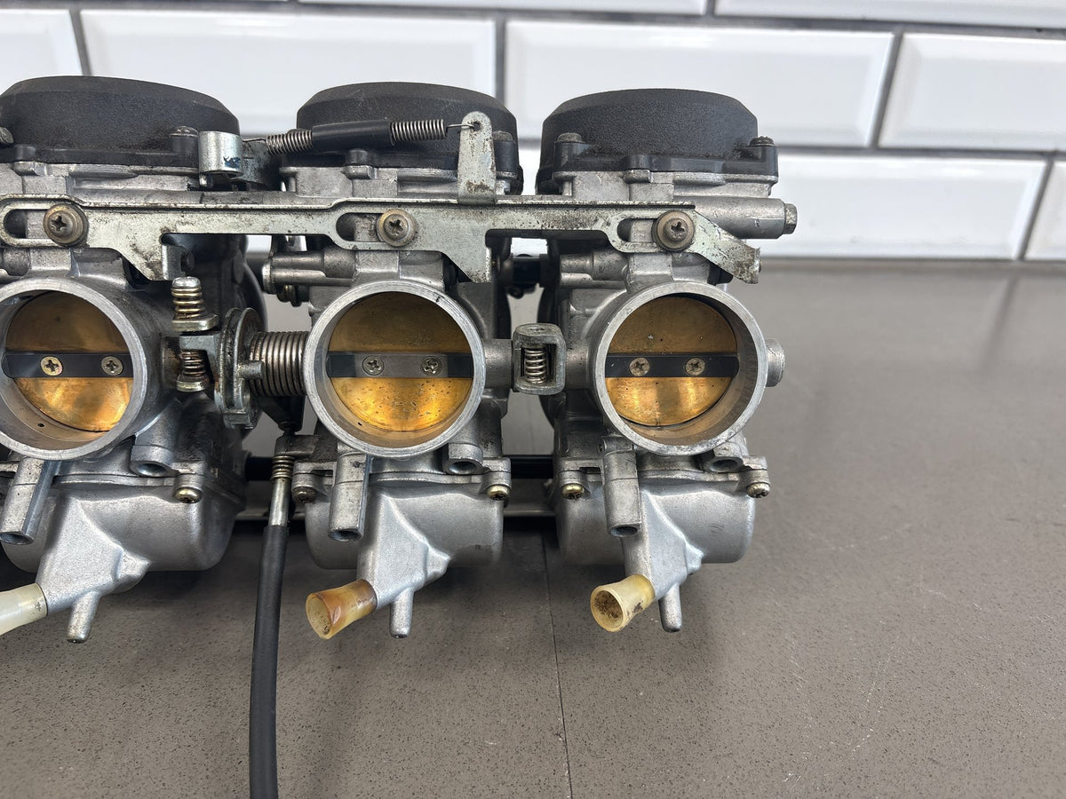 1991-1993 Kawasaki Ninja ZX-11 ZX1100C Carburetor Bank Carbs Keihin 15001-1746