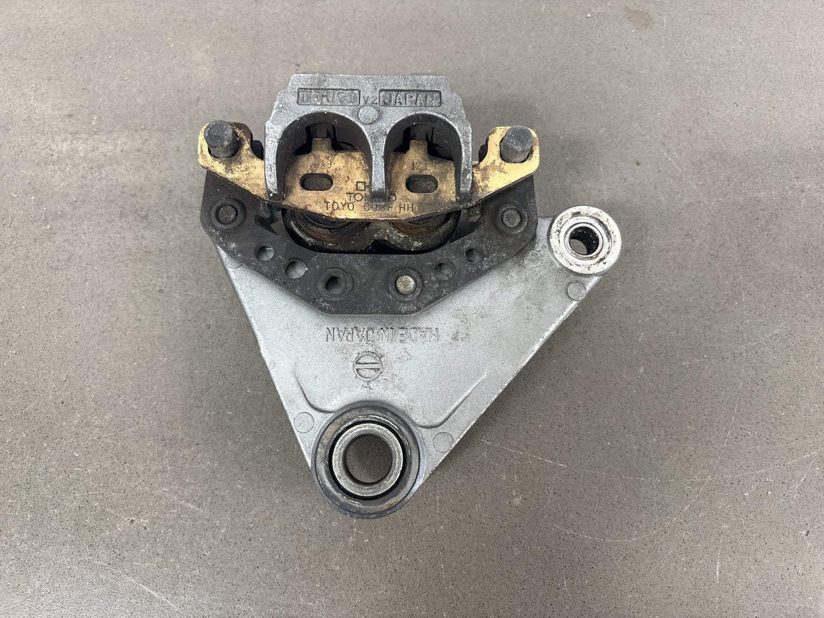 1990-1993 Kawasaki ZX-11 Rear Brake Caliper With Bracket OEM 43041-1433-FE