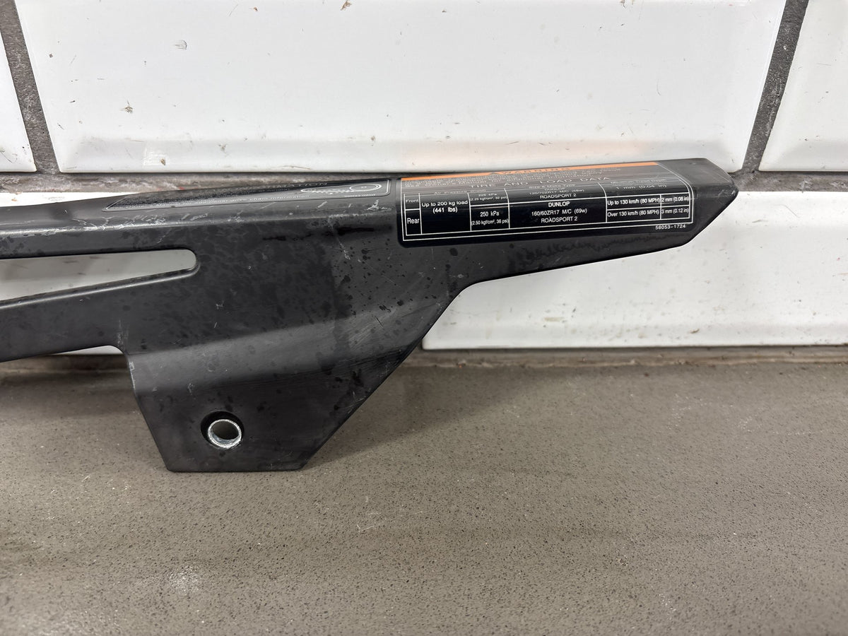 17-25 Kawasaki Ninja 650 EX650 Rear Chain Guard Cover (Black) 36014-0044