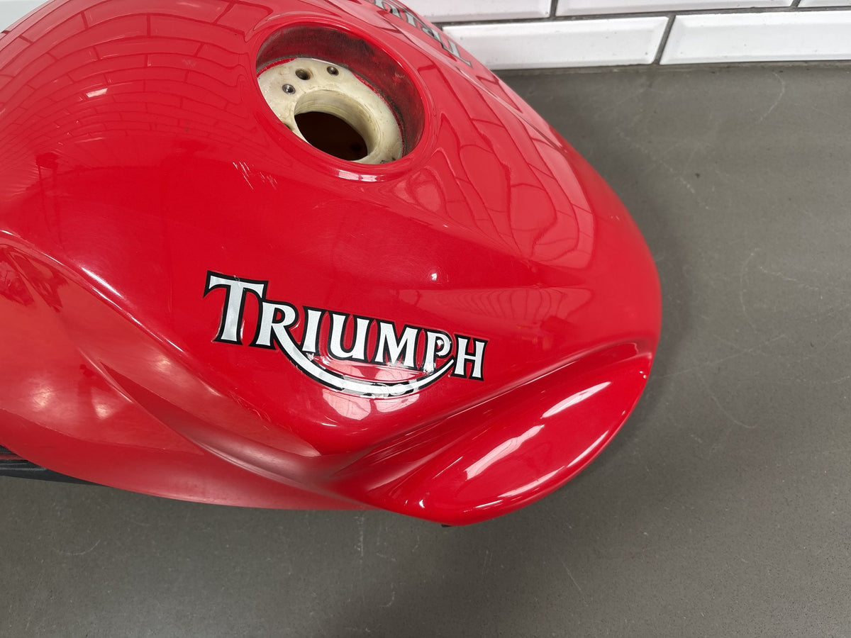 2005-2010 Triumph Sprint ST1050 OEM Fuel Gas Tank Assembly Red Sprint ST 1050