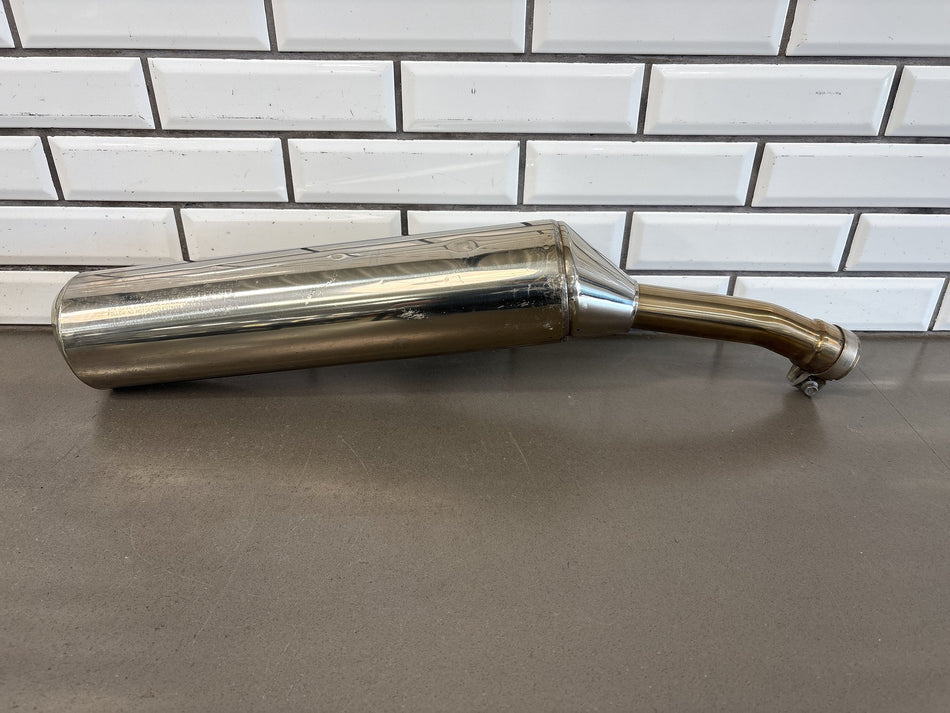 2006 Yamaha FJR1300 Right Muffler Silencer Polished Scratched Small Dents OEM