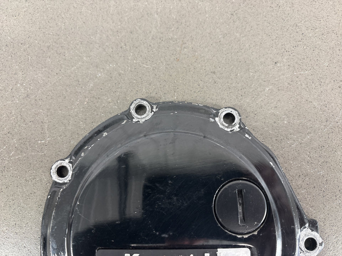 1990-2001 Kawasaki ZX-11 ZX1100C ZX1100D Left Engine Cover Black OEM 14024-1721