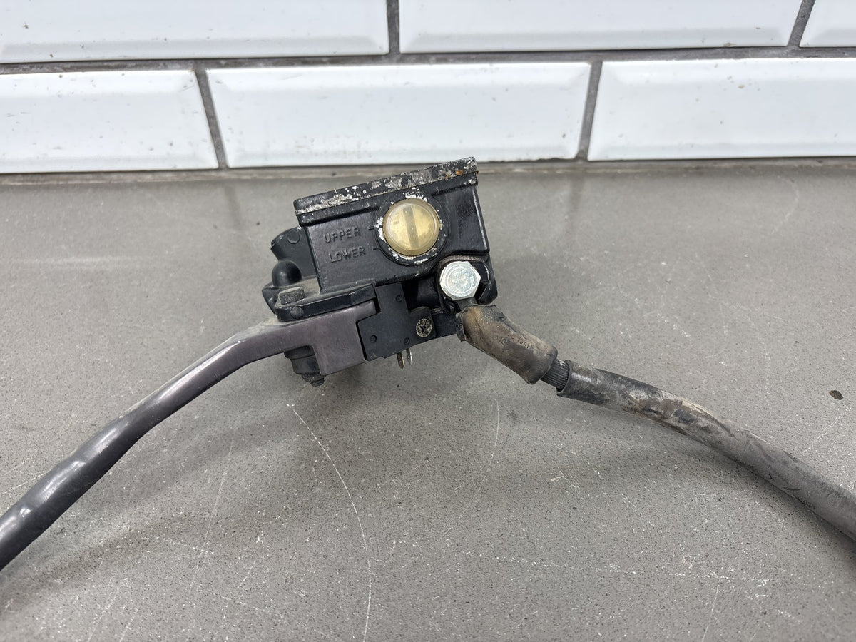 1983 Kawasaki GPZ750 ZX750A Front Brake Master Cylinder with Lines OEM