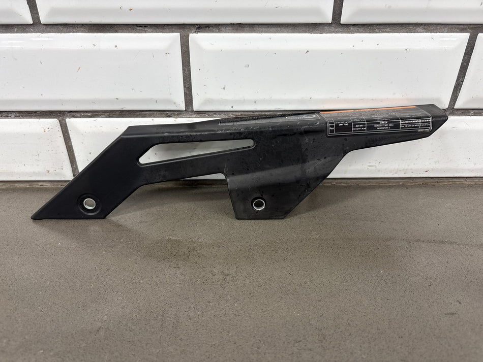 17-25 Kawasaki Ninja 650 EX650 Rear Chain Guard Cover (Black) 36014-0044