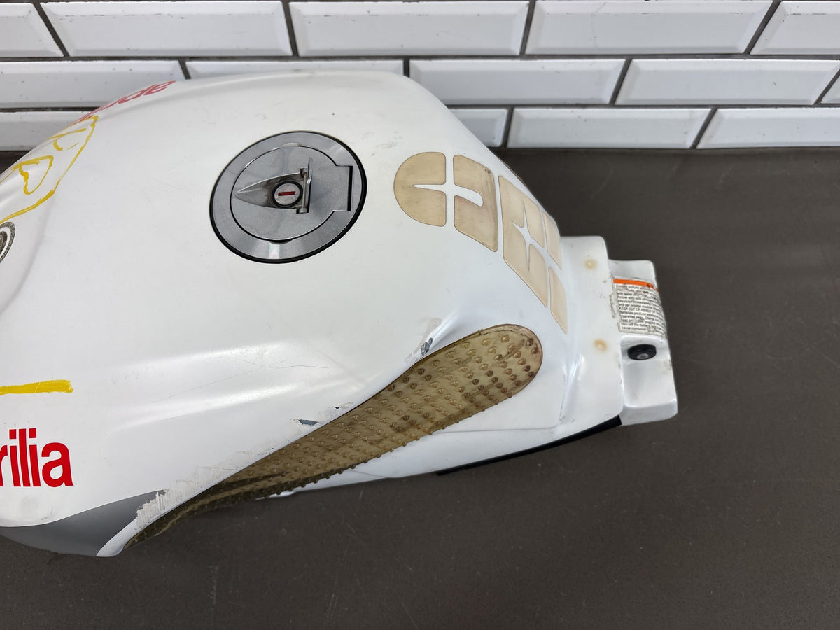 2004-2009 Aprilia RSV 1000 R RSV1000R Fuel Tank Gas Tank White OEM