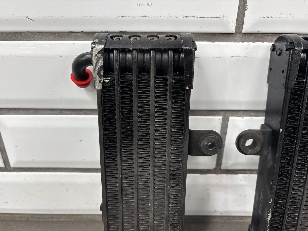 2004-2010 Aprilia RSV 1000 R Oil Coolers Pair OEM Tested Low Mileage