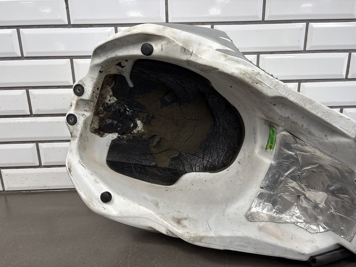 2004-2009 Aprilia RSV 1000 R RSV1000R Fuel Tank Gas Tank White OEM