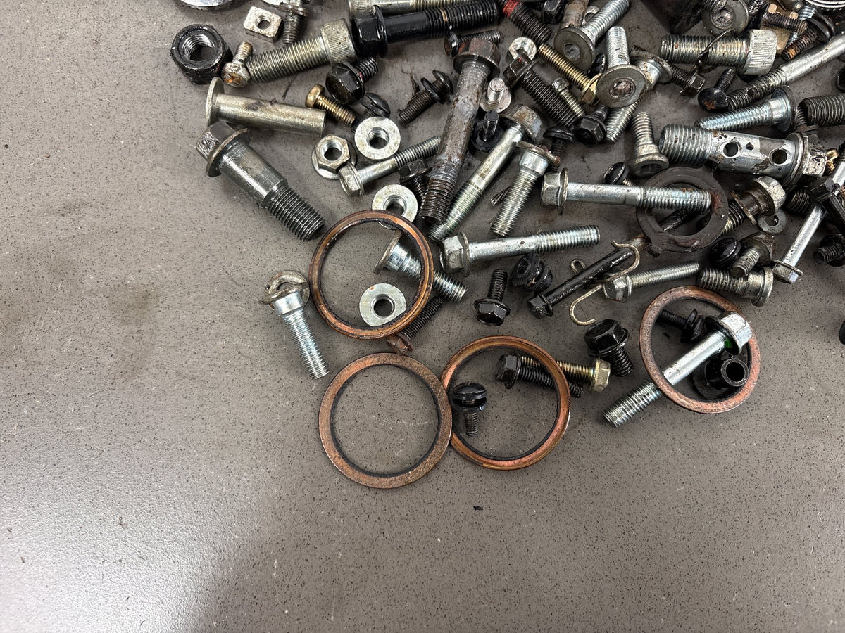 1990-1993 Kawasaki Ninja ZX-11 ZX1100C Hardware Lot Nuts Bolts Clips OEM