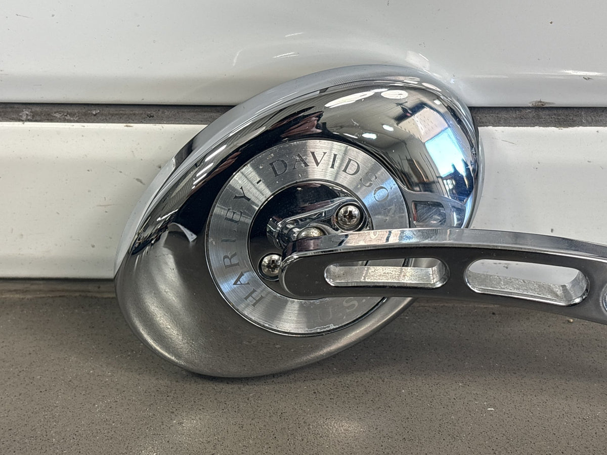 1982-2026 Harley Right Slotted Stem Profile Custom Mirror Chrome OEM 91697-06A