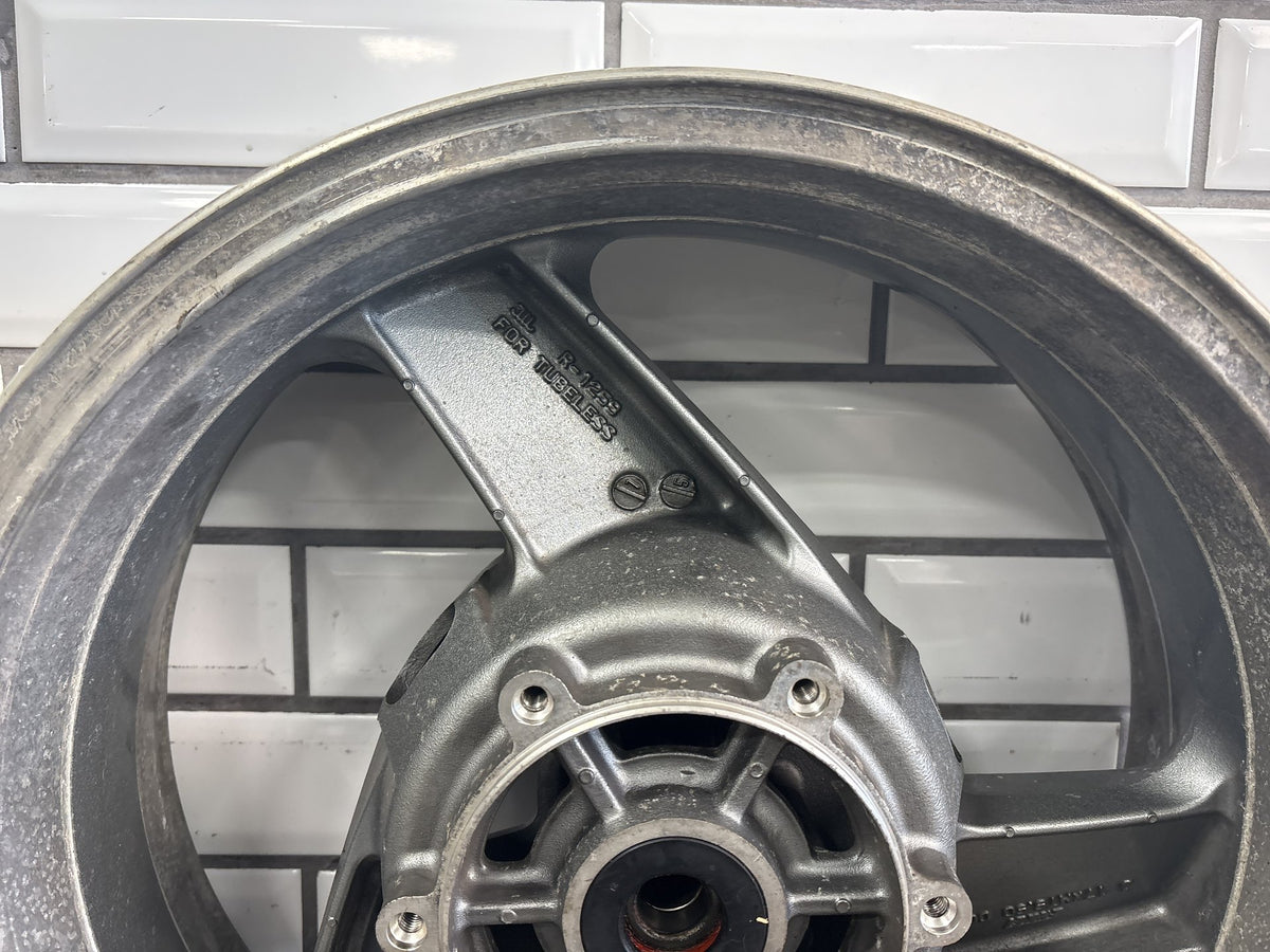 1990-1993 Kawasaki Ninja ZX-11 ZX1100C Rear Wheel Rim 17x5.50 OEM 41073-1464