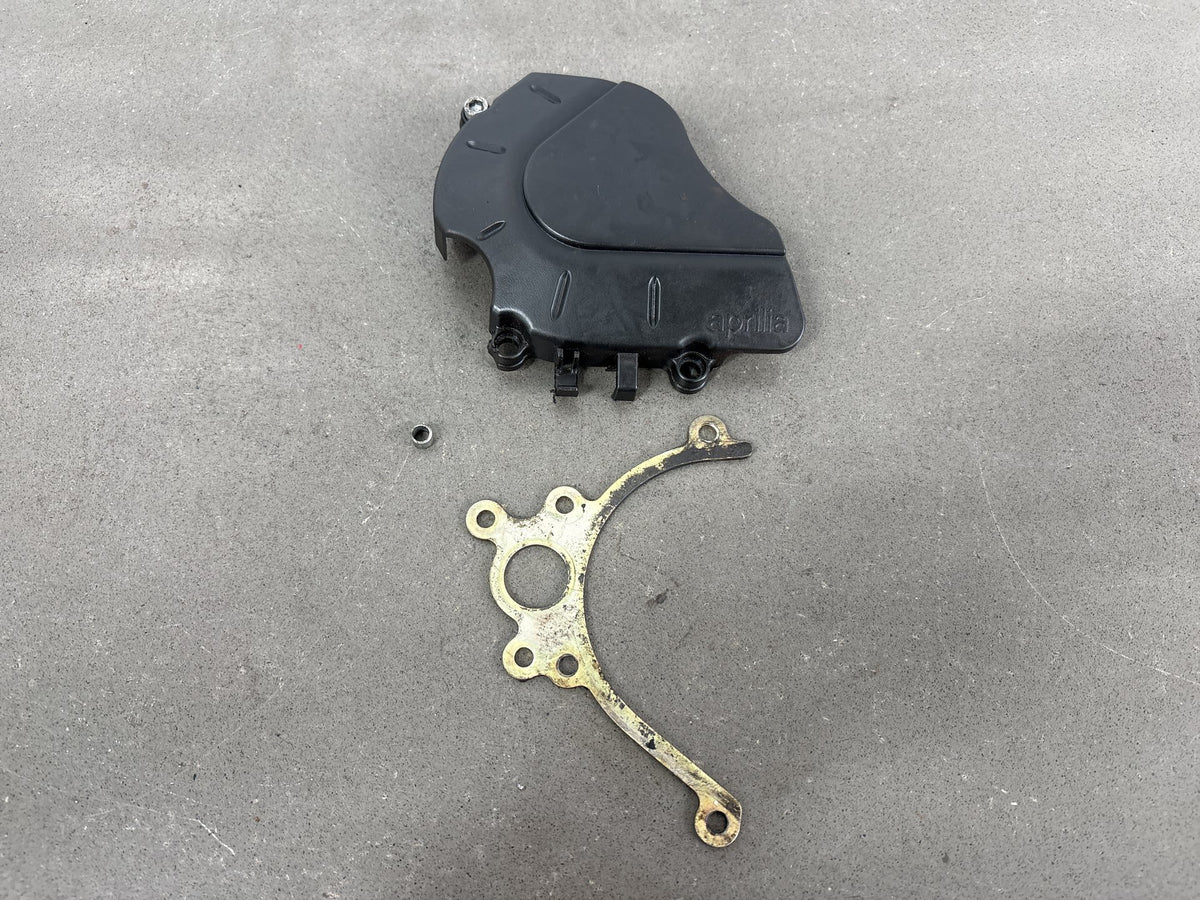 2004-2010 Aprilia RSV 1000 R Sprocket Cover Assembly OEM