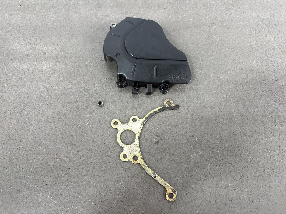2004-2010 Aprilia RSV 1000 R Sprocket Cover Assembly OEM