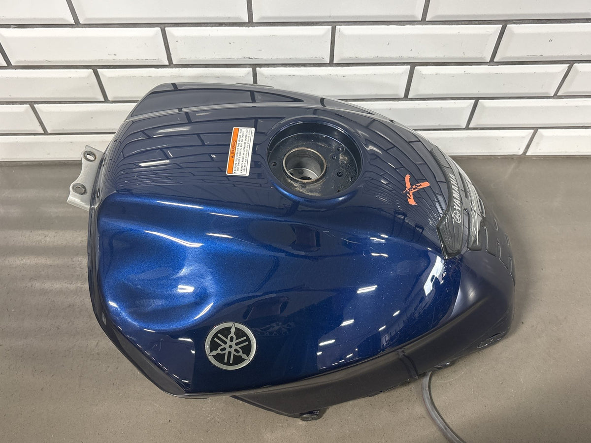 2006 Yamaha FJR1300 Fuel Gas Tank Cobalt Blue With Emblems OEM 3P6-Y2410-00-01