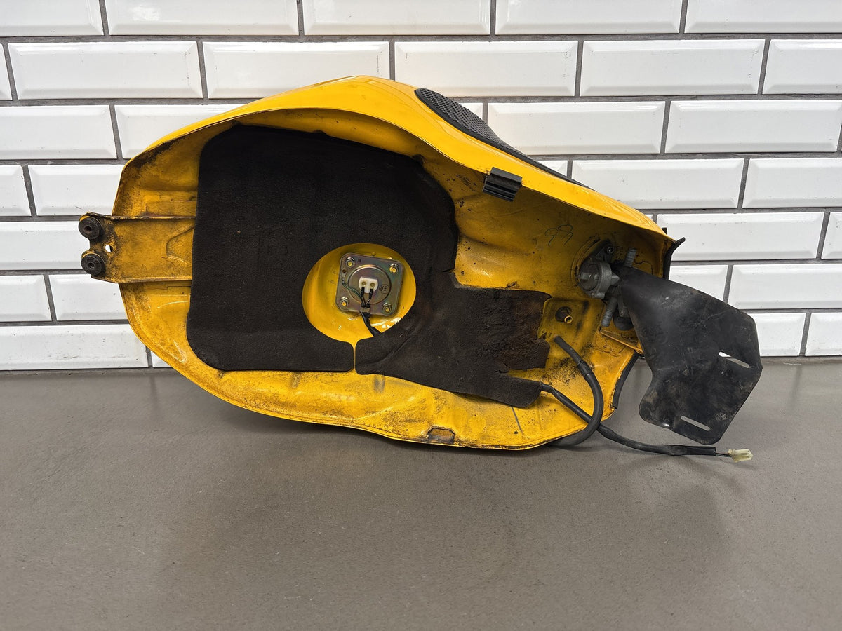 1999-2000 Honda Super Hawk VTR1000F Fuel Tank Yellow OEM 17520-MBB-A00ZB