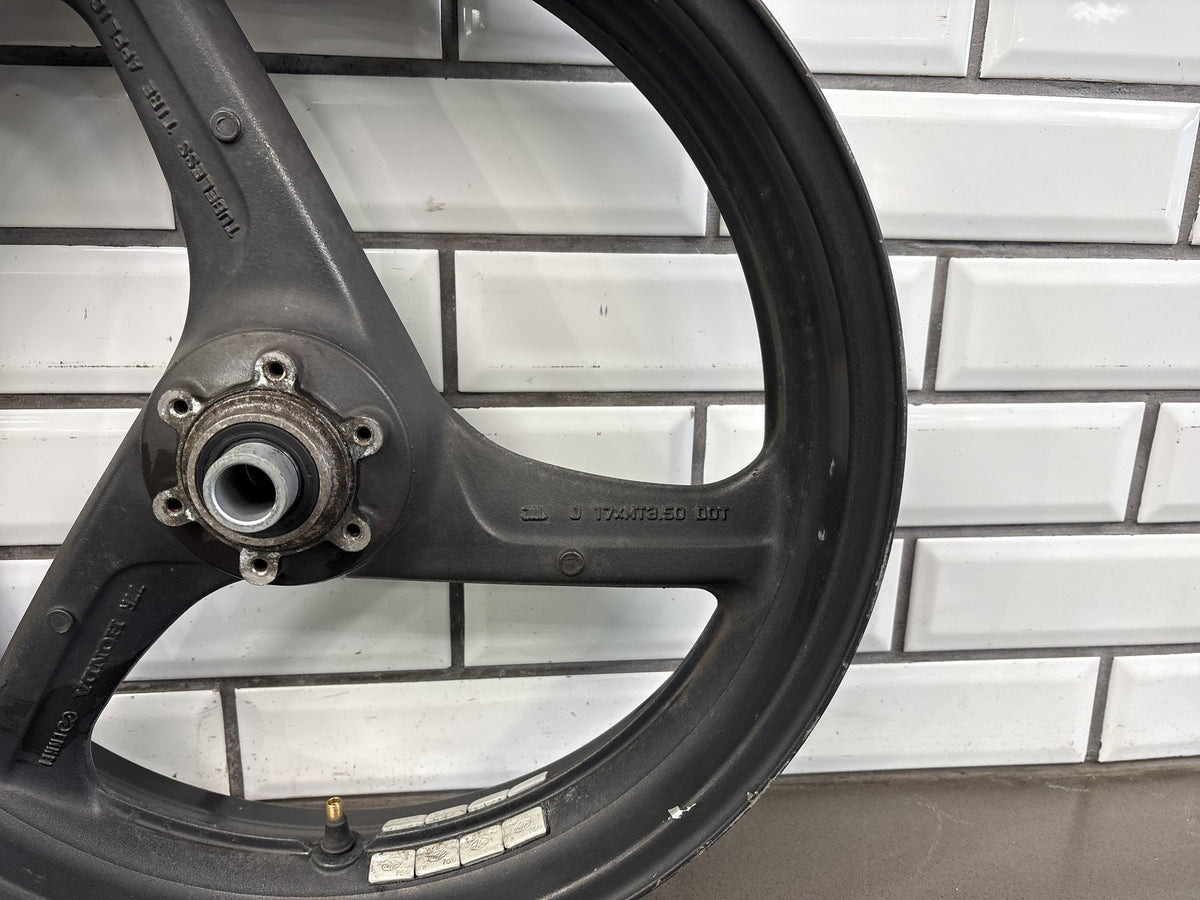 1998-2000 Honda Super Hawk VTR1000F Front Wheel Rim 17x3.50 OEM 44650-MBB-000