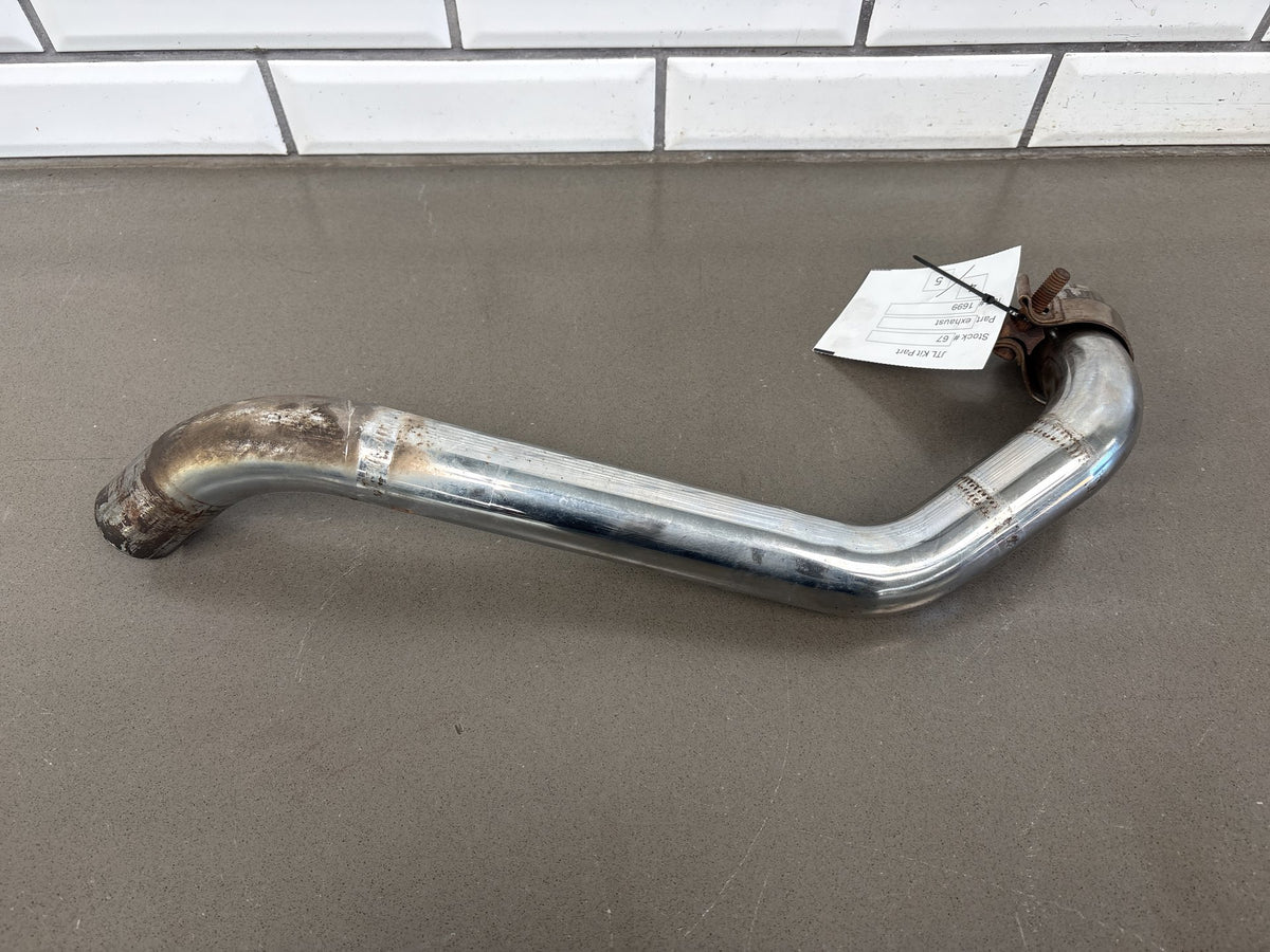 1999-2005 Harley Road King FLHRCI Exhaust System Slash Cut Chrome OEM 65621-99B