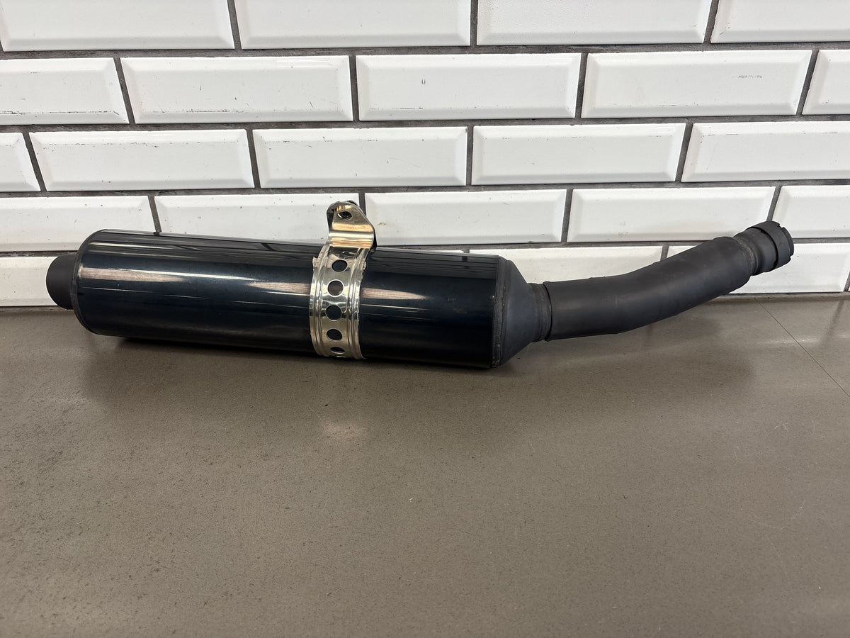1999-2007 Yamaha YZF600R Muffler Silencer Black w/ Link Pipe Scratched OEM