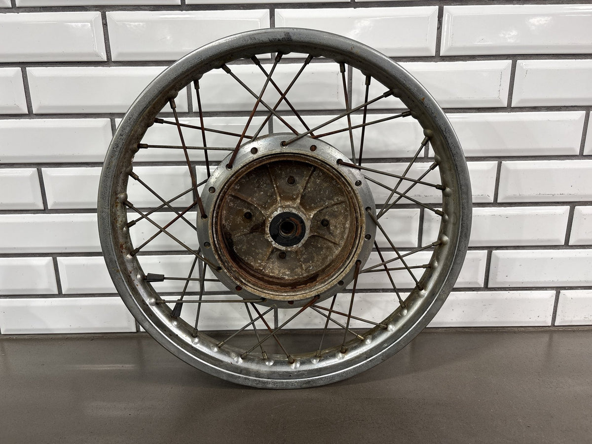 1973-1975 Yamaha RD350 Rear Wheel/Rim Assembly OEM Straight 18"