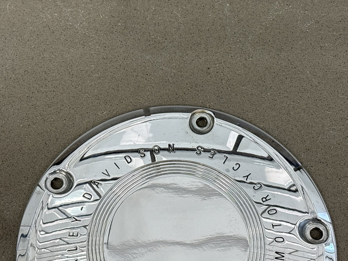 2003 Harley Road King FLHRCI 100th Anniversary Derby Cover Chrome OEM 60720-03