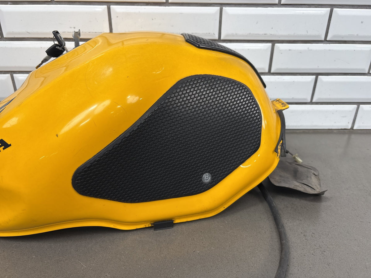 1999-2000 Honda Super Hawk VTR1000F Fuel Tank Yellow OEM 17520-MBB-A00ZB