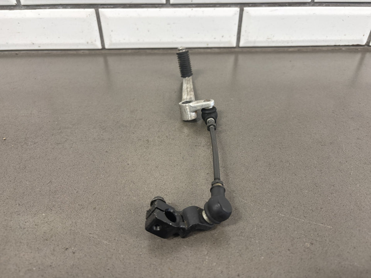 1990-1993 Kawasaki Ninja ZX-11 ZX1100C Shift Lever With Linkage Rod 13242-1283