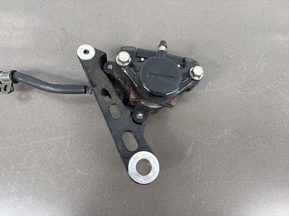 1999-2007 Yamaha YZF600R Rear Brake Caliper w/ Bracket Hose Pads Sumitomo OEM