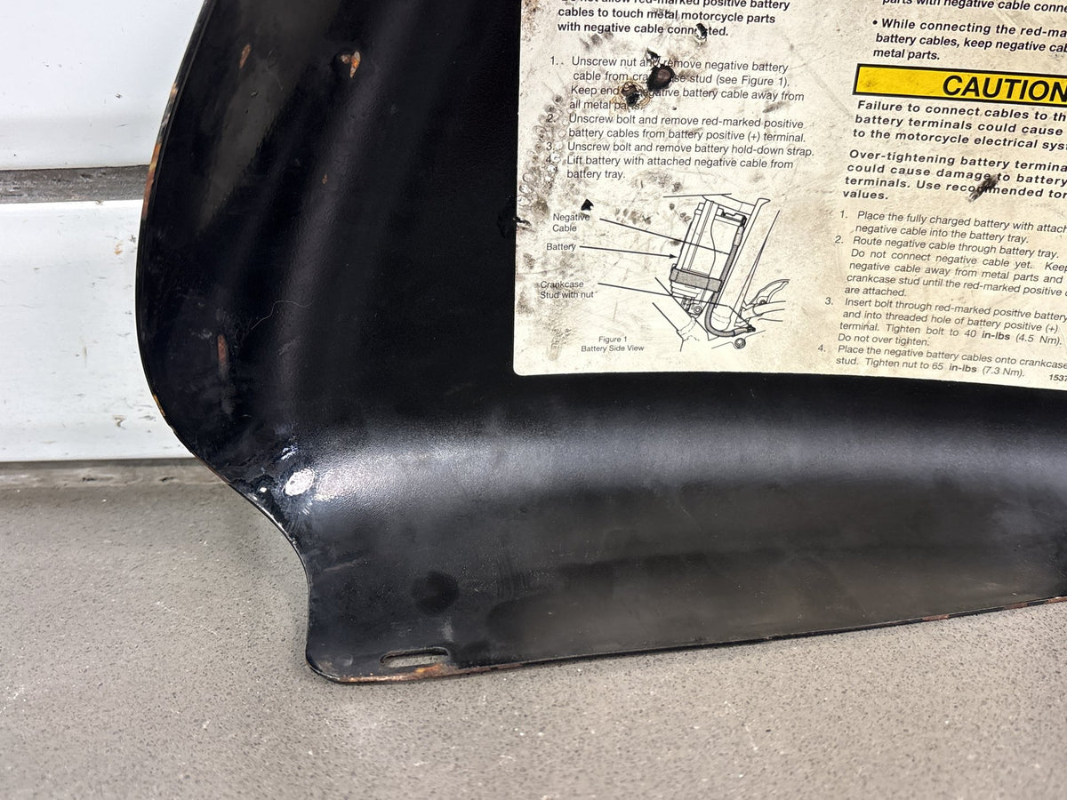 2004-2013 Harley Sportster XL883 XL1200 Left Side Cover Black OEM 66251-04