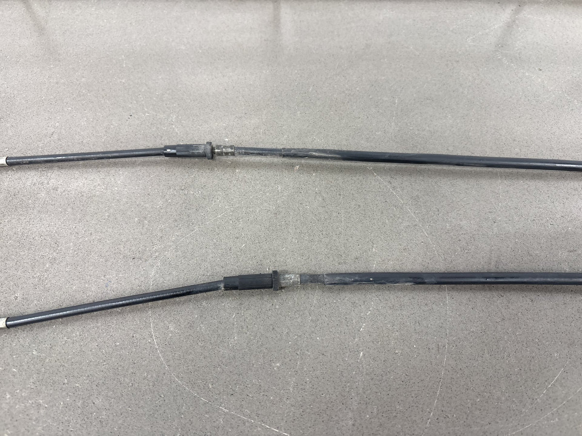 1990-1993 Kawasaki Ninja ZX11 ZX1100C Throttle Cables Pair OEM