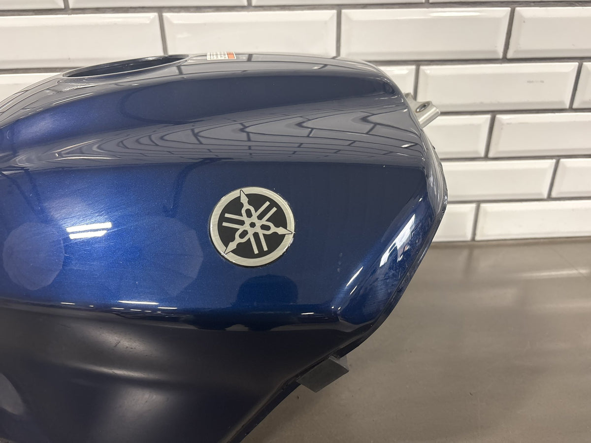 2006 Yamaha FJR1300 Fuel Gas Tank Cobalt Blue With Emblems OEM 3P6-Y2410-00-01