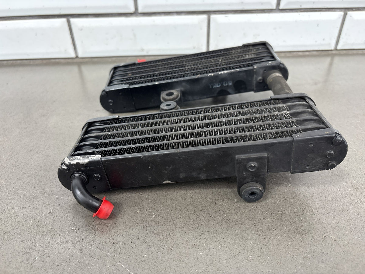 2004-2010 Aprilia RSV 1000 R Oil Coolers Pair OEM Tested Low Mileage