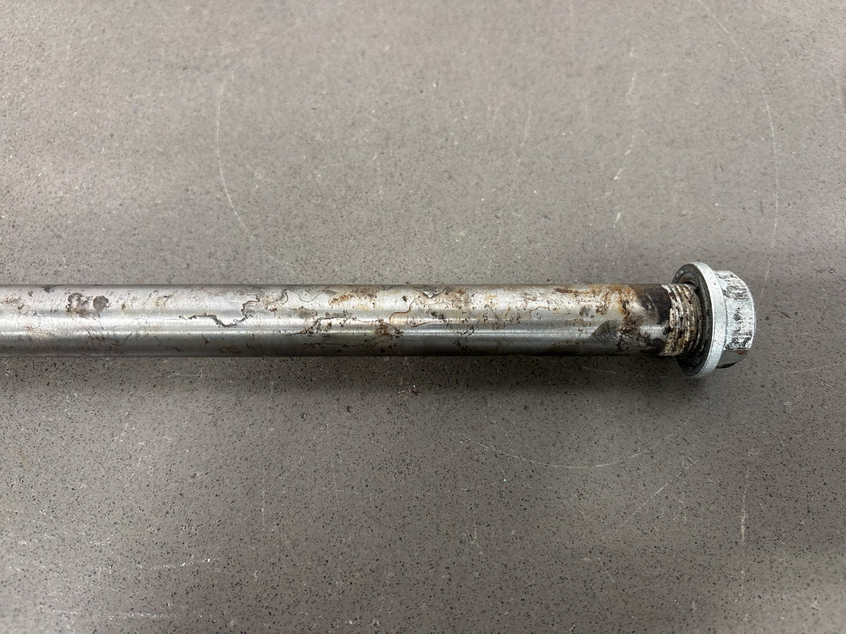 1990-1993 Kawasaki ZX-11 ZX1100C Swingarm Pivot Shaft With Nut OEM 33032-1157