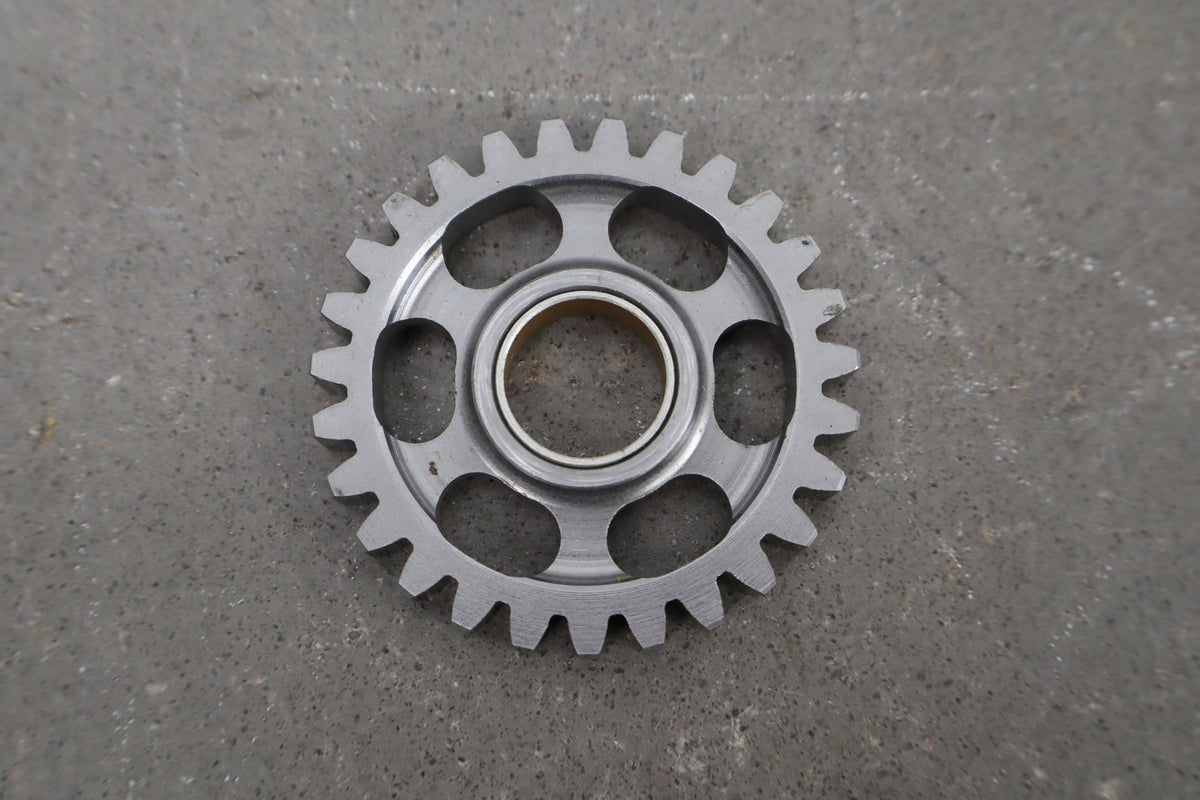 1986 Honda CR125R Kickstart Shaft with Idler Gear OEM 28210-KS6-000