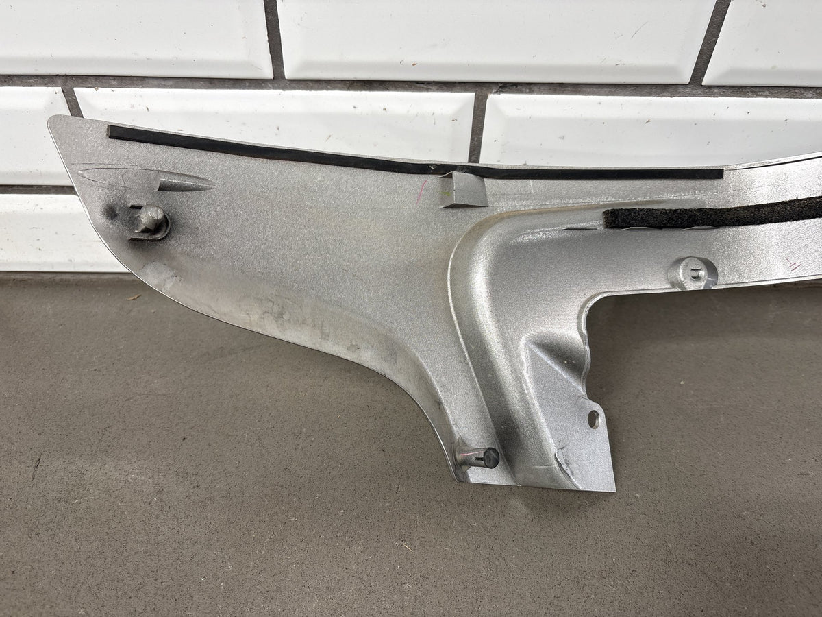 2006-2011 Yamaha FJR1300 Fuel Tank Front Cover Panel Silver OEM 3P6-24129-00-P0