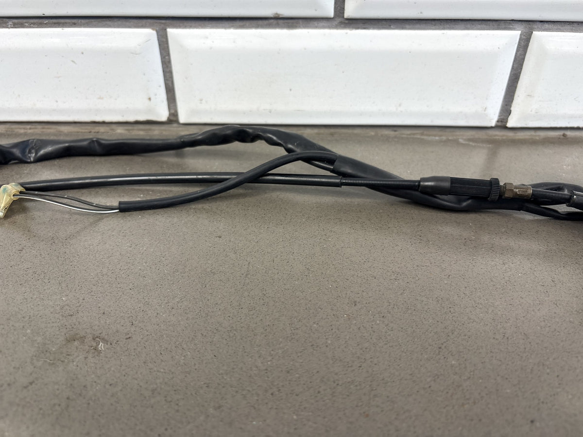 1999-2007 Yamaha YZF600R 3K Mile Left Switch Housing Black Choke Lever Cable OEM
