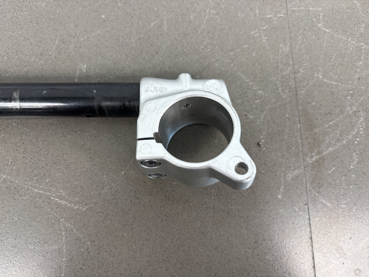1999-2007 Yamaha YZF600R Right Clip On Handlebar Silver Clamp Black Bar OEM