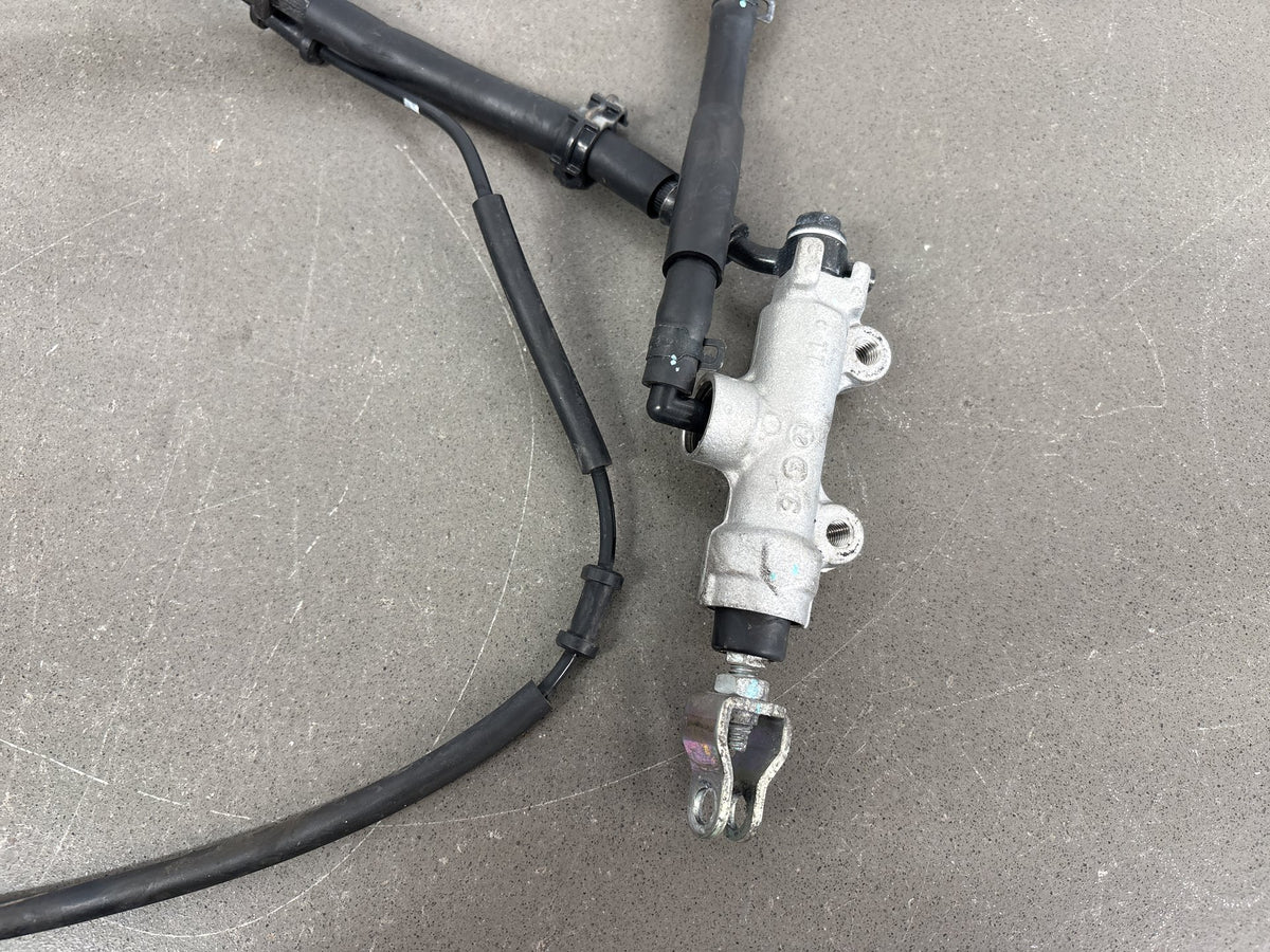 20-25 Kawasaki Ninja 650 EX650 Rear Brake Master Cylinder & Caliper Set (Black)