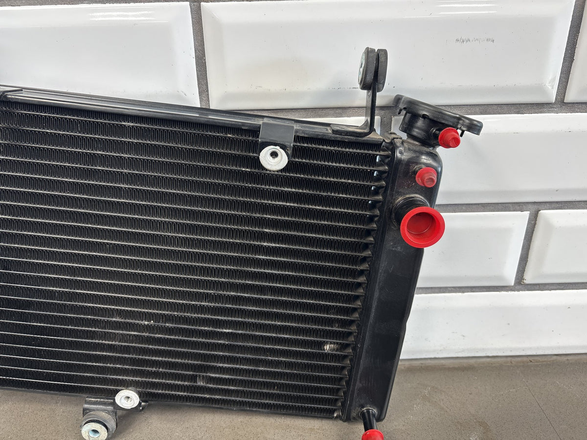 1999-2007 Yamaha YZF600R 3K Mile Radiator With Cap Engine Cooling Black OEM