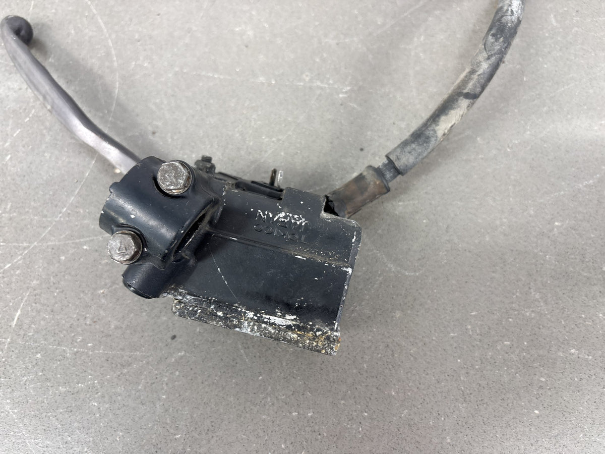 1983 Kawasaki GPZ750 ZX750A Front Brake Master Cylinder with Lines OEM