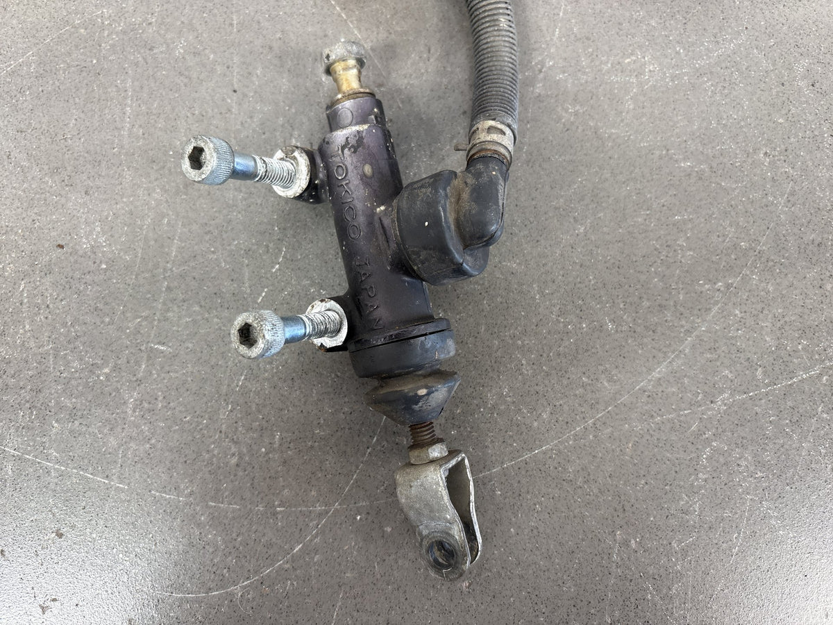 1983 Kawasaki GPZ750 ZX750A Rear Brake Master Cylinder with Reservoir OEM