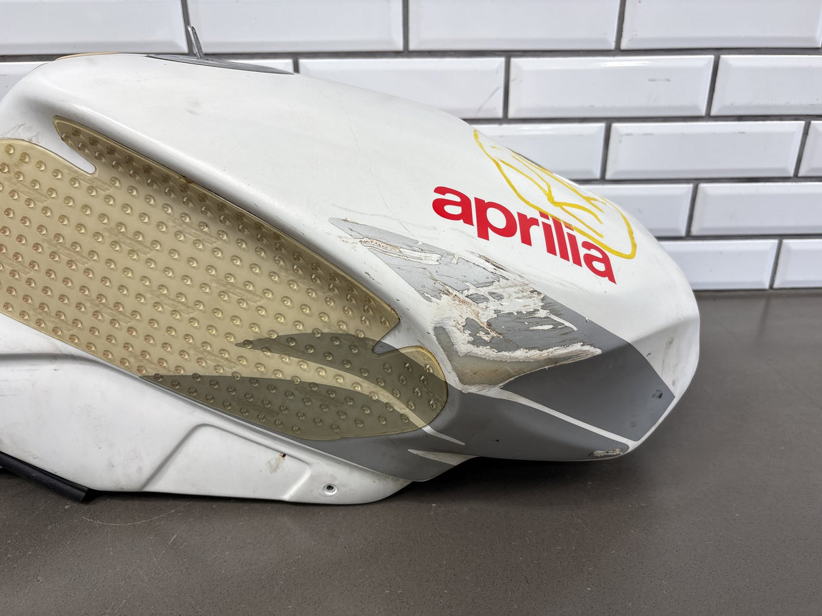2004-2009 Aprilia RSV 1000 R RSV1000R Fuel Tank Gas Tank White OEM