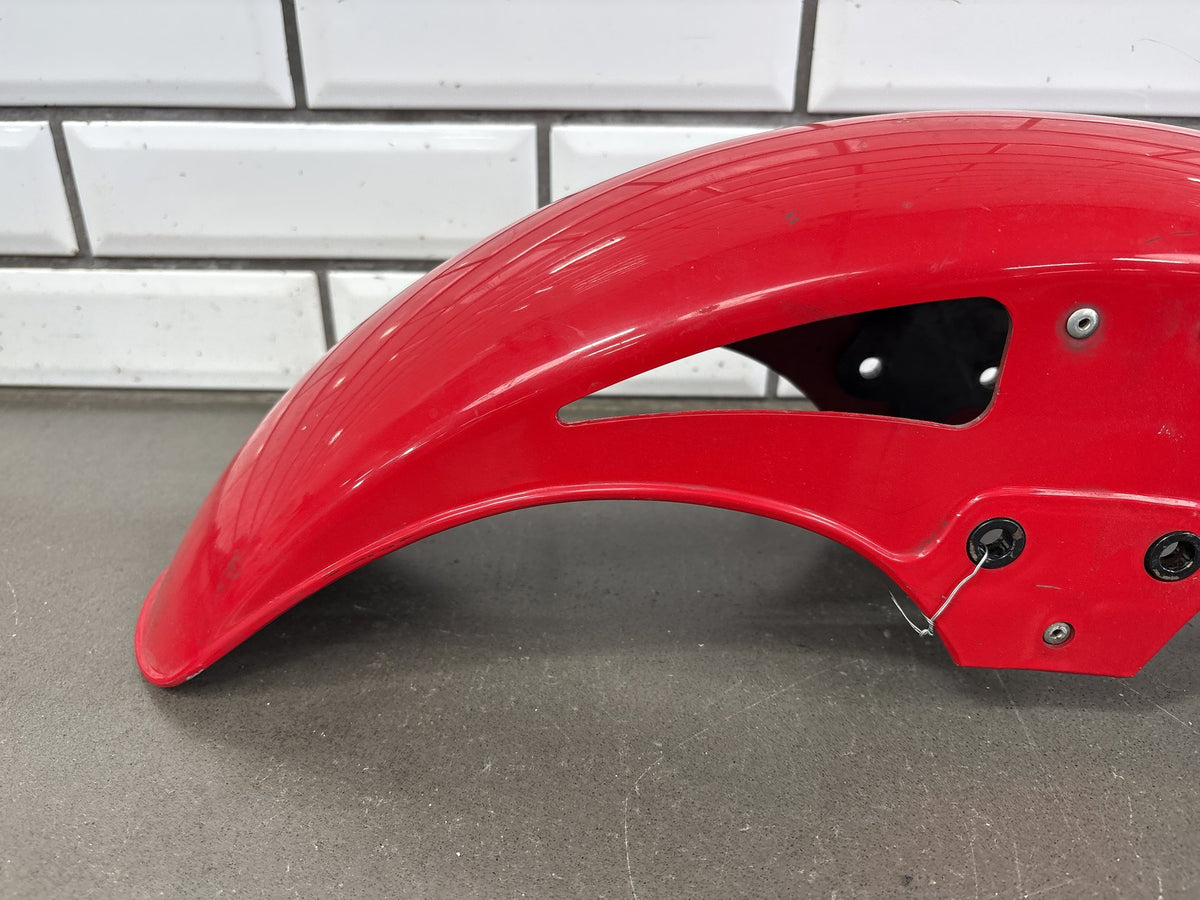 1983 Kawasaki GPZ750 ZX750A Front Fender Mudguard Red OEM
