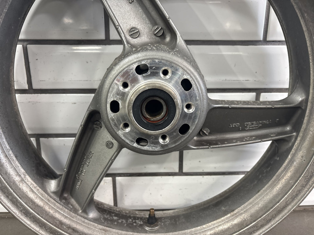 1990-1993 Kawasaki Ninja ZX-11 ZX1100C Front Wheel Rim 17 OEM 41073-1463